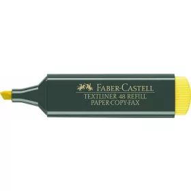   Szövegkiemelő, 1-5 mm, FABER-CASTELL, "Textliner 48", sárga