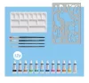 Akvarell festékkészlet, tubusos, kiegészítőkkel, FABER-CASTELL "Creative Studio", 12 különböző szín