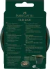 Ecsettál, műanyag, FABER-CASTELL "Click&Go", zöld