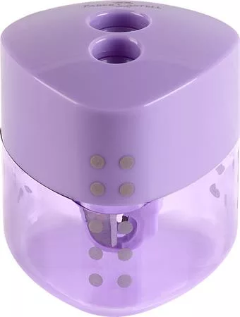 Hegyező display, kétlyukú, FABER-CASTELL, "Grip Auto", vegyes pasztell színek