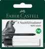 Pótbél precíziós radírstifthez, 4 darabos, FABER-CASTELL