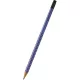 Grafitceruza, radírral, B, háromszögletű, FABER-CASTELL "Grip 2001", kék