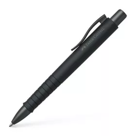   Golyóstoll, 1 mm, XB, nyomógombos tolltest, fekete tolltest, FABER-CASTELL "Poly Ball Urban", kék