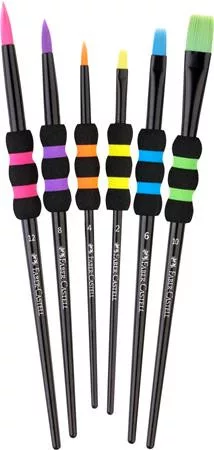 Ecsetkészlet, no. 2-4-6-8-10-12, FABER-CASTELL