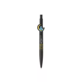  Golyóstoll, 0,8 mm, nyomógombos, ICO "Astronaut", fekete-fehér