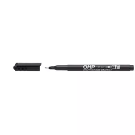 Alkoholos marker, OHP, 0,5 mm, F, ICO, fekete
