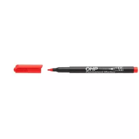 Alkoholos marker, OHP, 1-1,5 mm, M, ICO, piros