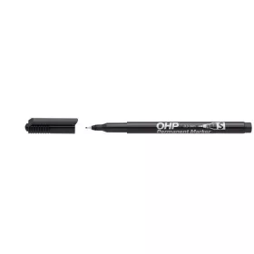 Alkoholos marker, OHP, 0,3 mm, S, ICO, fekete