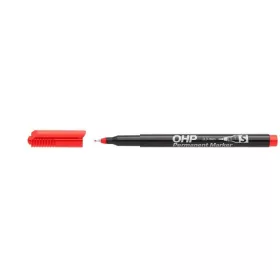 Alkoholos marker, OHP, 0,3 mm, S, ICO, piros