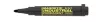 Alkoholos marker, ipari, 1-3 mm, kúpos, mágnessel, ICO "Magnetic industrial permanent 11 XXL", fekete