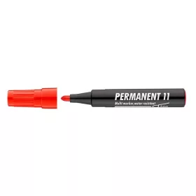   Alkoholos marker, 1-3 mm, kúpos, ICO "Permanent 11", piros
