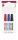Tábla- és flipchart marker készlet, 1-3 mm, kúpos, ICO "Plan", 3 különböző szín