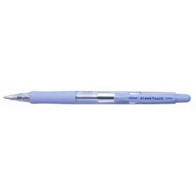   Golyóstoll, 0,7 mm, nyomógombos, PENAC "SleekTouch", kék