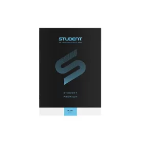   Füzet, tűzött, A4, sima, 32 lap, ICO "Student Premium", "80-32", fekete
