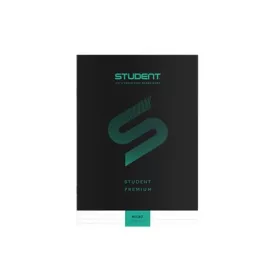   Füzet, tűzött, A4, vonalas, 32 lap, ICO "Student Premium", "81-32", fekete