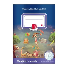   Olvasónapló, tűzött, A5, 32 lap, 2. osztály, ICO "Süni Mesefüzet"