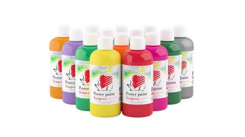 Tempera, 500 ml, ICO "Süni", sötétkék