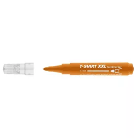   Textilmarker, 1-3 mm, kúpos, ICO "XXL T-Shirt", barna