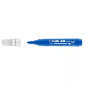   Textilmarker, 1-3 mm, kúpos, ICO "XXL T-Shirt", kék