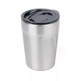   Termoszbögre, 300 ml, rozsdamentes acél, TROIKA "Cup-uccino", ezüst