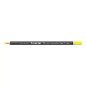   Akvarell színes ceruza, hatszögletű, STAEDTLER "Mars® Lumograph® 104", sárga