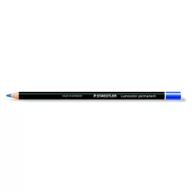   Jelölőceruza, mindenre író, vízálló (glasochrom), STAEDTLER "Lumocolor 108 20", kék