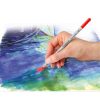 Akvarell ceruza készlet, hatszögletű, fém doboz, STAEDTLER "Karat® aquarell 125", 36 különböző szín