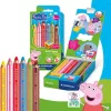 Színes ceruza készlet, hatszögletű, jumbo, STAEDTLER „Noris® junior 140", Peppa malac, 6 szín