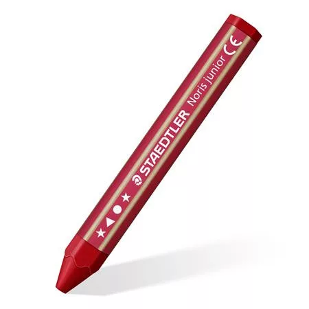 Zsírkréta, jumbo, hatszögletű, STAEDTLER "Noris Junior 224", 12 különböző szín