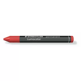   Jelölőkréta, mindenre író, (omnigraph), STAEDTLER "Lumocolor 236", piros