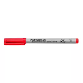   Alkoholmentes marker, OHP, 0,4 mm, STAEDTLER "Lumocolor® 311 S", piros