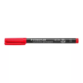   Alkoholos marker, OHP, 0,4 mm, STAEDTLER "Lumocolor® 313 S", piros
