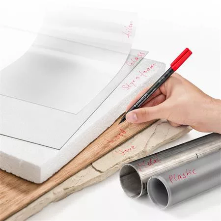 Alkoholos marker készlet, OHP, 0,4 mm, STAEDTLER "Lumocolor® 313 S", 8 különböző szín