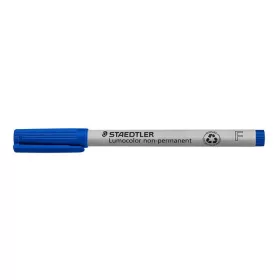   Alkoholmentes marker, OHP, 0,6 mm, STAEDTLER "Lumocolor® 316 F", kék
