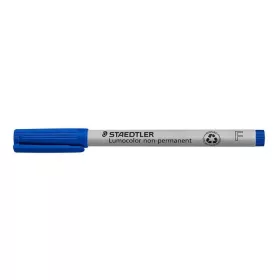   Alkoholmentes marker, OHP, 0,6 mm, STAEDTLER "Lumocolor® 316 F", kék