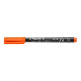   Alkoholos marker, OHP, 1 mm, STAEDTLER "Lumocolor® 317 M", narancssárga
