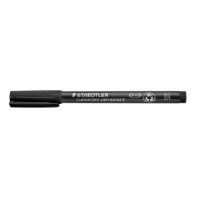   Alkoholos marker, OHP, 1 mm, STAEDTLER "Lumocolor® 317 M", fekete
