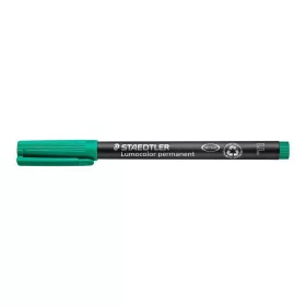   Alkoholos marker, OHP, 0,6 mm, STAEDTLER "Lumocolor® 318 F", zöld
