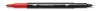 Alkoholos marker készlet, 0,5/3,0 mm, kétvégű, STAEDTLER "3187", 18 különböző szín