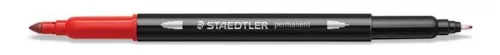 Alkoholos marker készlet, 0,5/3,0 mm, kétvégű, STAEDTLER "3187", 36 különböző szín