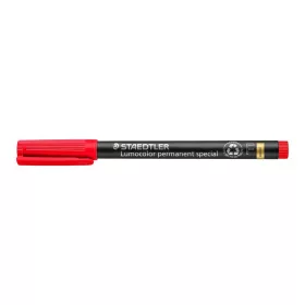   Alkoholos marker, 0,6 mm, STAEDTLER "Lumocolor® special 319 F", piros