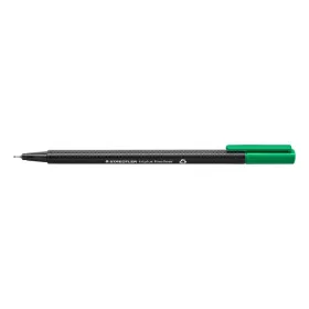 Tűfilc, 0,3 mm, STAEDTLER "Triplus 334", zöld