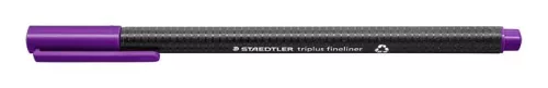 Tűfilc, 0,3 mm, STAEDTLER "Triplus 334", sötétlila