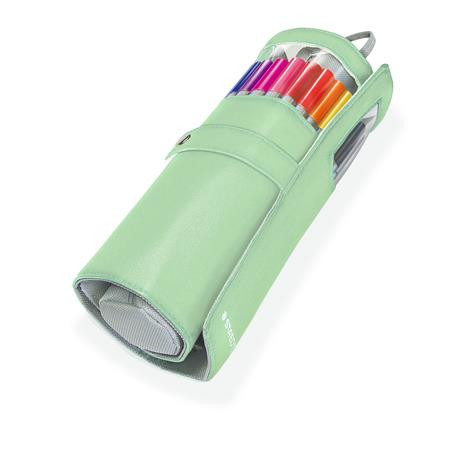 Tűfilc készlet feltekerhető tolltartóban, 0,3 mm, STAEDTLER "Triplus® 334", 20 különböző szín