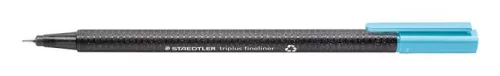 Tűfilc készlet feltekerhető tolltartóban vegyes színekben, 0,3 mm, STAEDTLER "Triplus® 334", 20 különböző szín