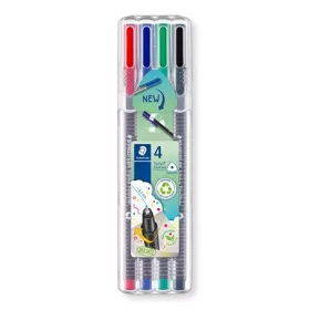   Tűfilc készlet, 0,3 mm, STAEDTLER "Triplus 334", 4 különböző szín