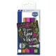 Krétamarker készlet, 2,4 mm, kúpos, STAEDTLER "Lumocolor® chalk marker 344", 5 különböző szín