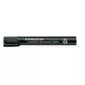   Alkoholos marker, 2-5 mm, vágott, STAEDTLER "Lumocolor® 350", fekete