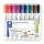 Táblamarker készlet, 2 mm, kúpos, STAEDTLER "Lumocolor® 351", 8 különböző szín
