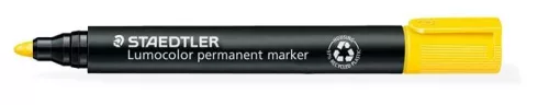 Alkoholos marker, 2 mm, kúpos, STAEDTLER "Lumocolor® 352", sárga